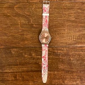 Vintage Jardín Fleuri  swatch watch 25mm
